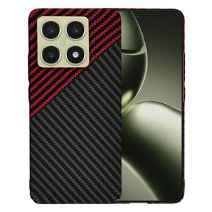 Husa pentru  Xiaomi 14T CarbonFiber UltraSlim, Lightweight, rosu inchis