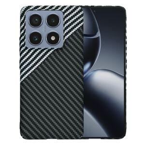 Husa pentru  Xiaomi 14T Pro CarbonFiber UltraSlim, Lightweight, gri