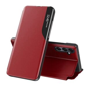 Husa pentru  Samsung Galaxy A16 tip carte, Smart View, rosu