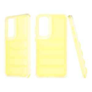 Husa pentru  Samsung Galaxy S24 FE Air Cusion anti-shock, Dazzling - galben