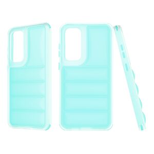 Husa pentru  Samsung Galaxy S24 FE Air Cusion anti-shock, Dazzling - turcoaz