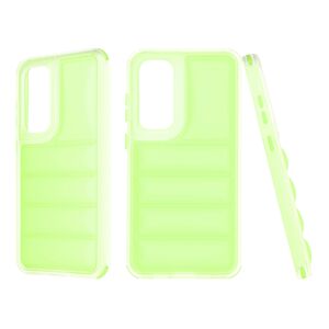 Husa pentru  Samsung Galaxy S24 FE Air Cusion anti-shock, Dazzling - verde