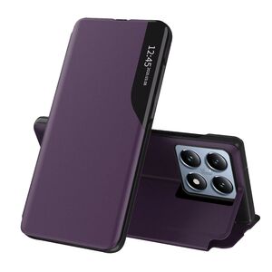 Husa pentru  Xiaomi 14T Pro tip carte, Smart View, mov