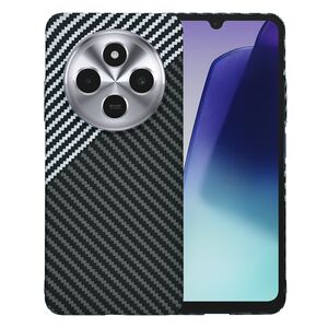 Husa pentru  Xiaomi Redmi 14C CarbonFiber UltraSlim, Lightweight, gri