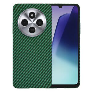 Husa pentru  Xiaomi Redmi 14C CarbonFiber UltraSlim, Lightweight, verde