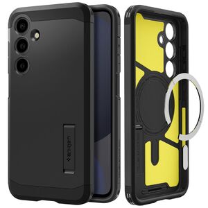 Husa premium pentru  Samsung Galaxy S24 FE Spigen - Tough Armor MagSafe - Negru