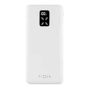 Baterie externa Powerbank 2x USB, Type-C, 20W, 10000 mAh, LCD Display, Fixed, alb, FIXZEN-10-WH