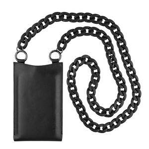Husa piele telefon 7" Fixed Venezia, negru, FIXVEN-BK