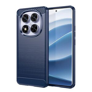 Husa pentru Xiaomi Redmi Note 14 Pro 5G Carbon Liquid Silicone, albastru
