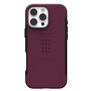 Husa iPhone 16 Pro UAG Civilian MagSafe, Bordeaux