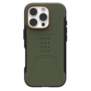 Husa iPhone 16 Pro UAG Civilian MagSafe, Olive Drab