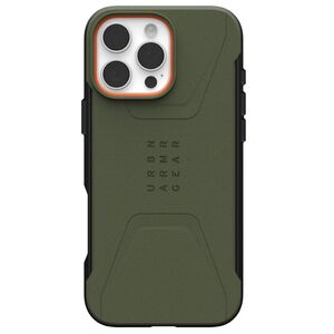 Husa iPhone 16 Pro Max UAG Civilian MagSafe, Olive Drab