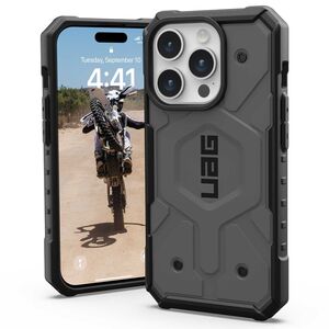 Husa iPhone 15 Pro UAG Pathfinder MagSafe, Silver