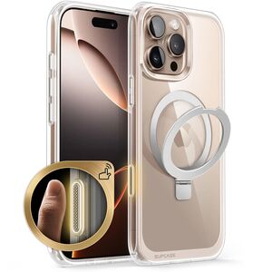 Husa iPhone 16 Pro Max Supcase Unicorn Beetle MagStand, transparenta