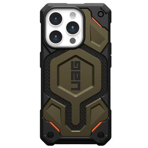 Husa iPhone 15 Pro UAG Monarch Pro, Kevlar Element Green