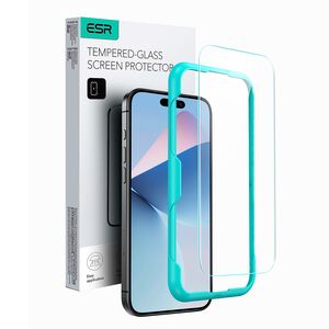 Folie sticla iPhone 16 Pro Max ESR Tempered Glass, transparenta