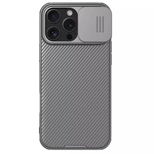 Husa iPhone 16 Pro Max Nillkin CamShield Pro, gri