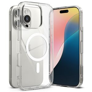 Husa iPhone 16 Pro Max Ringke Fusion MagSafe, transparenta
