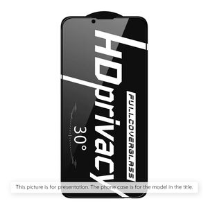 Folie sticla iPhone 16 Lito HD Pro Privacy, negru