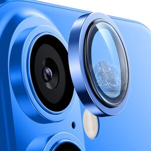 Folie sticla iPhone 16 / 16 Plus Lito S+ Camera Protector, albastru