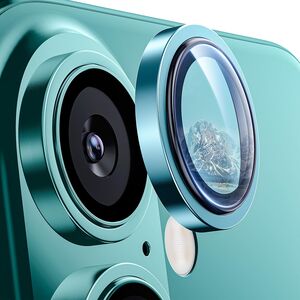 Folie sticla iPhone 16 / 16 Plus Lito S+ Camera Protector, teal