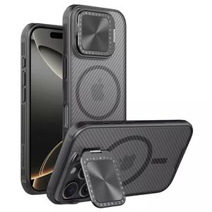 Husa iPhone 16 Pro Nillkin CamShield Prop Magnetic, negru/transparenta