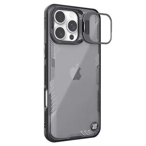Husa iPhone 16 Pro Nillkin Iceblade Prop, cu decupaj camera, negru