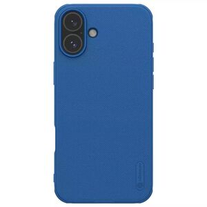 Husa iPhone 16 Nillkin Super Frosted Shield Pro, albastru