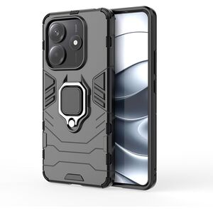 Husa pentru  Xiaomi Redmi Note 14 5G cu inel Ring Armor Kickstand Tough, negru