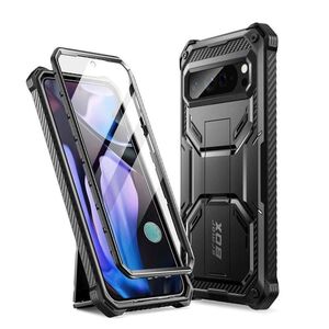 [Pachet 360°] Husa + folie Google Pixel 9 Pro XL I-Blason Armorbox, negru