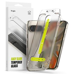 [Pachet 2x] Folie sticla Google Pixel 9 / 9 Pro Ringke Easy Slide Tempered Glass, transparenta
