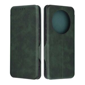 Husa tip carte pentru Realme 13 Pro / 13 Pro+ Smart Wallet fata - spate protectie 360 - verde