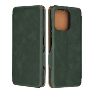 Husa tip carte pentru Honor 200 Smart Smart Wallet fata - spate protectie 360 - verde
