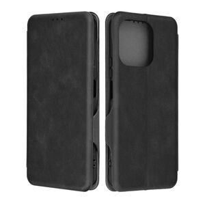 Husa tip carte pentru Honor 200 Smart Smart Wallet fata - spate protectie 360 - negru