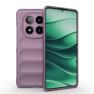 Husa pentru Xiaomi Redmi Note 14 Pro 5G Liquid Silicone, Microfibre Lining, Non-Slip Airbag Design, mov