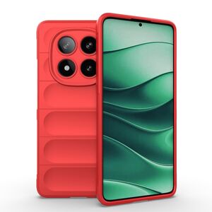 Husa pentru Xiaomi Redmi Note 14 Pro 5G Liquid Silicone, Microfibre Lining, Non-Slip Airbag Design, rosu
