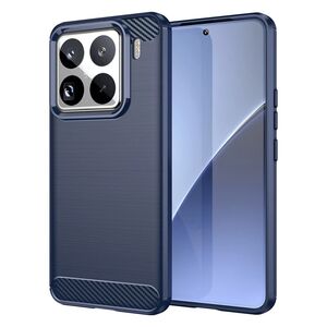 Husa pentru Xiaomi 15 Carbon Liquid Silicone, albastru