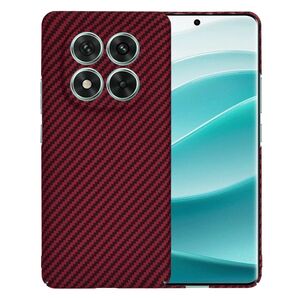 Husa pentru Xiaomi Redmi Note 14 Pro 5G CarbonFiber UltraSlim, Lightweight, Rosu
