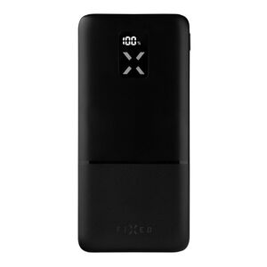 Baterie externa Powerbank 2x USB, Type-C, 20W, 10000 mAh, LCD Display, Fixed, alb, FIXZEN-10-WH, negru