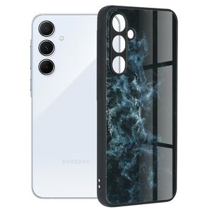 Husa pentru  Samsung Galaxy A55 Colorful Varnish Anti-scrath, Albastru inchis