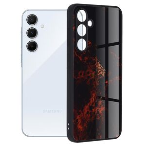 Husa pentru  Samsung Galaxy A55 Colorful Varnish Anti-scrath, Rosu