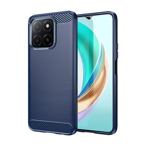 Husa pentru Honor X5B Carbon Liquid Silicone, Albastru