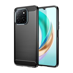 Husa pentru Honor X5B Carbon Liquid Silicone, Negru