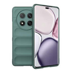 Husa pentru  Honor Magic 7 Lite Liquid Silicone, Microfibre Lining, Non-Slip Airbag Design, Verde