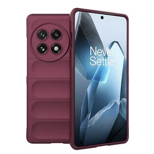 Husa pentru  OnePlus 13 Liquid Silicone, Microfibre Lining, Non-Slip Airbag Design, Bordeaux