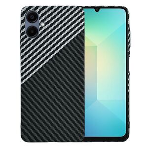 Husa pentru  Samsung Galaxy A06 CarbonFiber UltraSlim, Lightweight, Gri