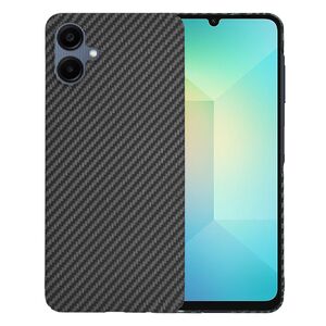 Husa pentru  Samsung Galaxy A06 CarbonFiber UltraSlim, Lightweight, Negru