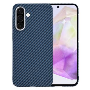 Husa pentru  Samsung Galaxy A36 CarbonFiber UltraSlim, Lightweight, Alb inchis