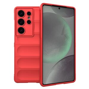 Husa pentru  Samsung Galaxy S25 Ultra Liquid Silicone, Microfibre Lining, Non-Slip Airbag Design, Rosu