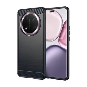 Husa pentru Honor Magic 7 Lite Carbon Liquid Silicone, Negru